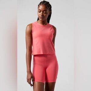Athleta Ultimate Muscle Tank
Coral Petal, size Medium Tall